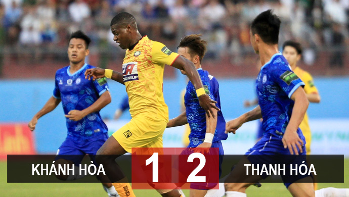 Kết quả Khánh Hòa 1-2 Thanh Hóa: Khách khởi đầu ấn tượng