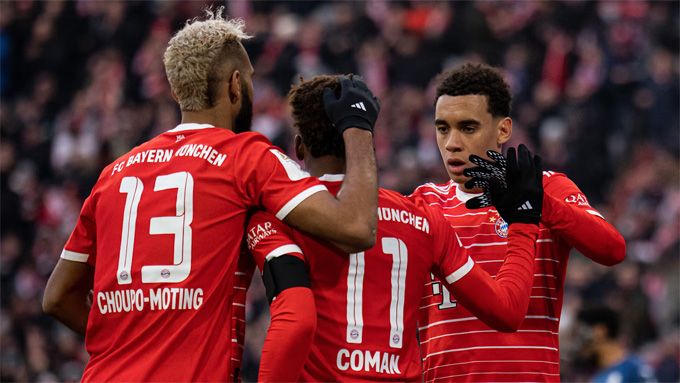 Bayern diệt gọn Union Berlin ngay trong hiệp 1