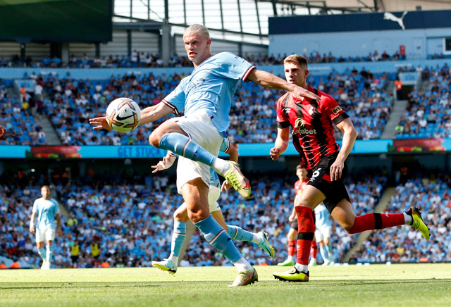 Haaland và các đồng đội sẽ lại "nổ súng" trước con mồi yêu thích Bournemouth