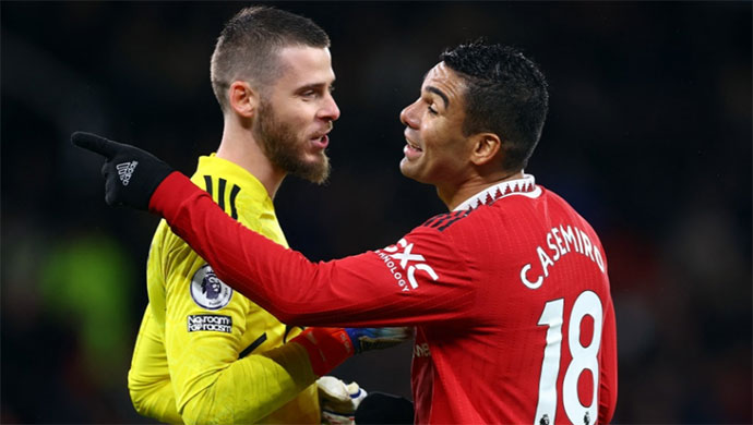 De Gea chỉ ra cái tên sẽ thay thế Casemiro trong lúc thụ án