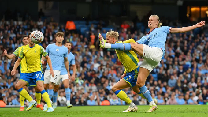 Haaland liên tục ghi bàn cho Man City