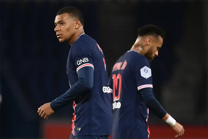 Mối quan hệ giữa Mbappe và Neymar không êm đẹp