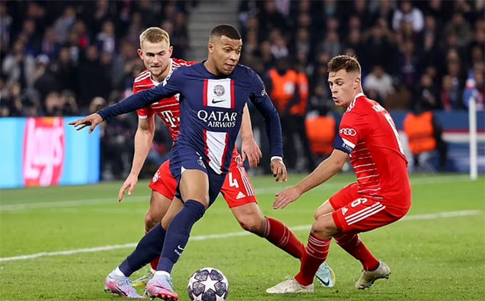 Mbappe không xuyên thủng được mành lưới Bayern