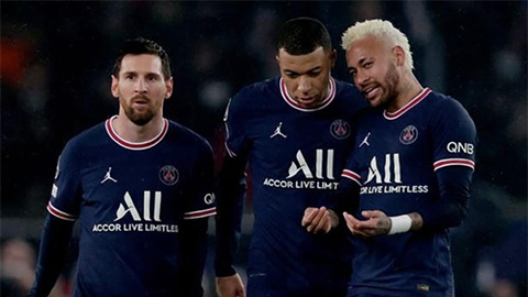 PSG cần vô địch Champions League để níu giữ Neymar, Mbappe, Messi