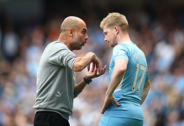 De Bruyne đang bị Pep đẩy ra biên nên dần mất vai trò “ông chủ” tuyến giữa