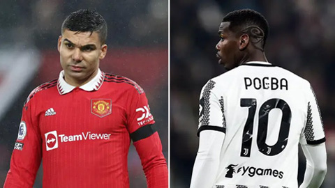 Fan MU ước gì Pogba sát cánh với Casemiro ở hàng tiền vệ