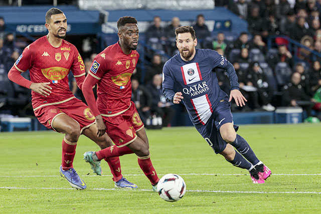 Hàng công chắp vá, PSG buộc phải trông cậy vào siêu sao Messi (bìa phải) ở cuộc đón tiếp Toulouse