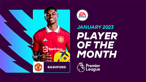 Rashford hay nhất Premier League tháng 1