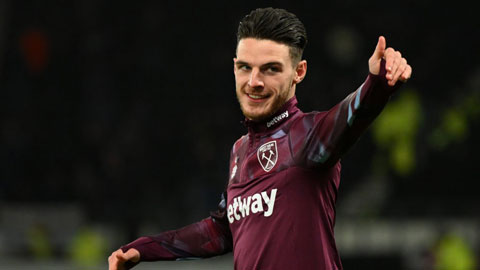 West Ham sa sút, Declan Rice trên đường gia nhập Arsenal