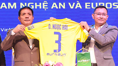 SLNA có thêm nhà tài trợ, ký hợp đồng 2 mùa giải liên tiếp ở V.League