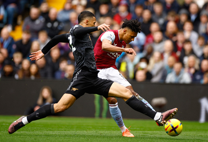 Watkins mở tỷ số trận Aston Villa vs Arsenal ngay phút thứ 5