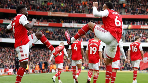 Arsenal lập kỷ lục mới sau màn hủy diệt Crystal Palace