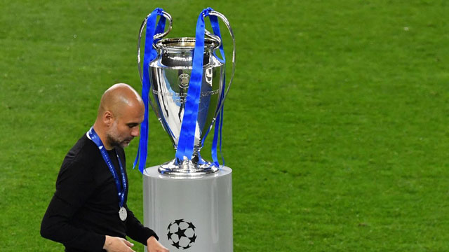 Pep Guardiola chưa thể vô địch Champions League với Man City