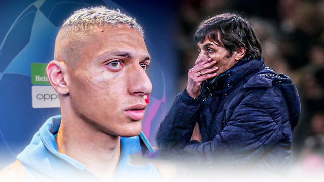 Conte đã thua trong cuộc chiến với Richarlison vì chủ tịch Levy của Tottenham thích cầu thủ hơn là các HLV