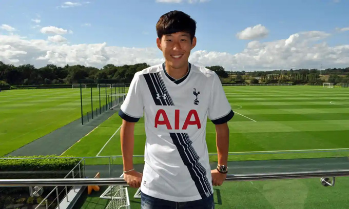 Những ngày đầu của Son ở Tottenham