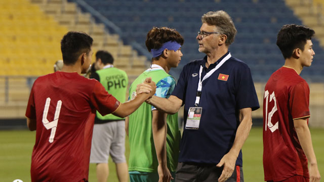 HLV Troussier hài lòng về thái độ thi đấu của các học trò tại U23 Doha Cup vừa qua