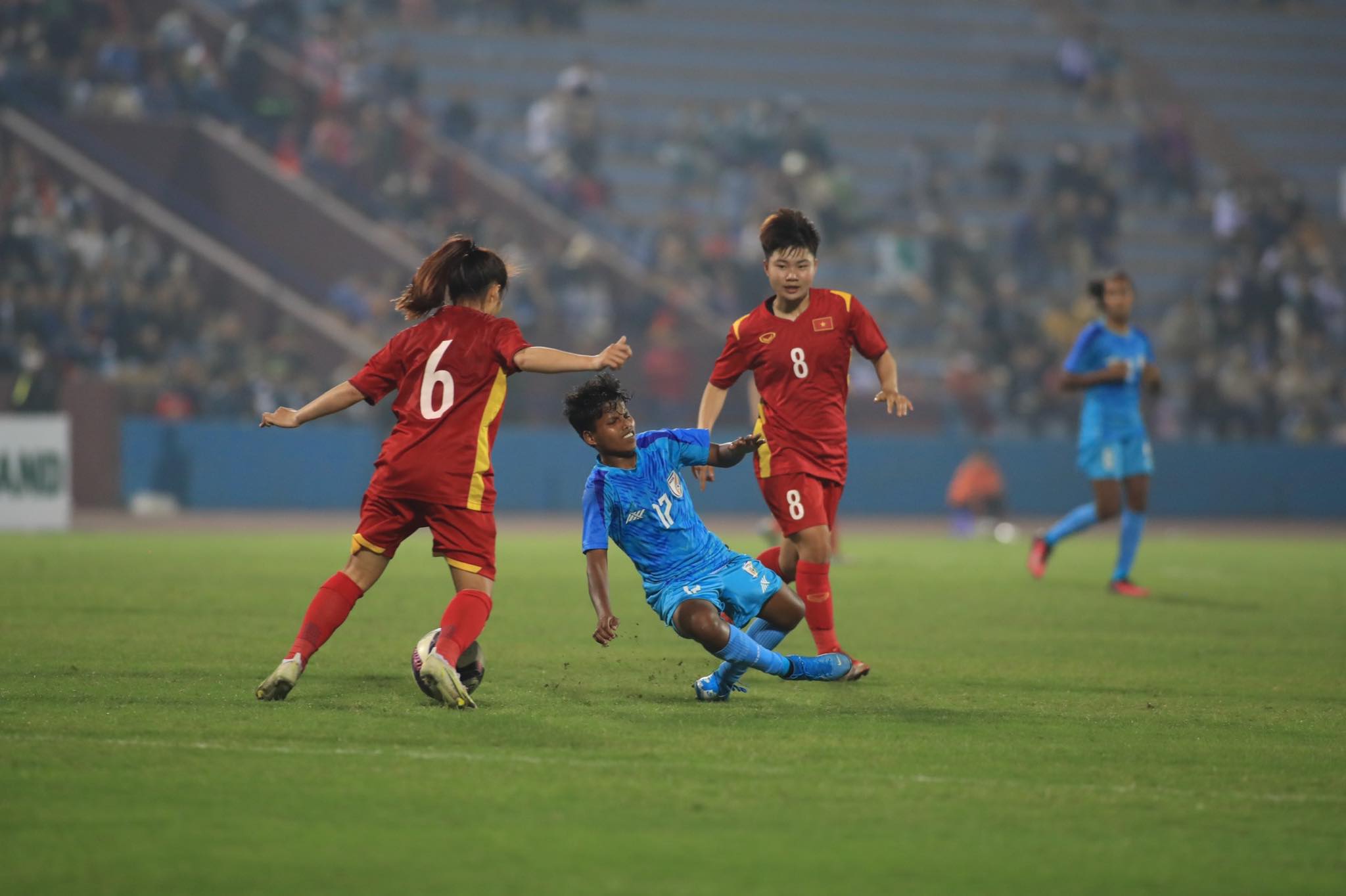 U20 nữ Việt Nam có thể cùng bảng với Trung Quốc ở vòng loại thứ 2 U20 châu Á 2024 - Ảnh: Phan Tùng