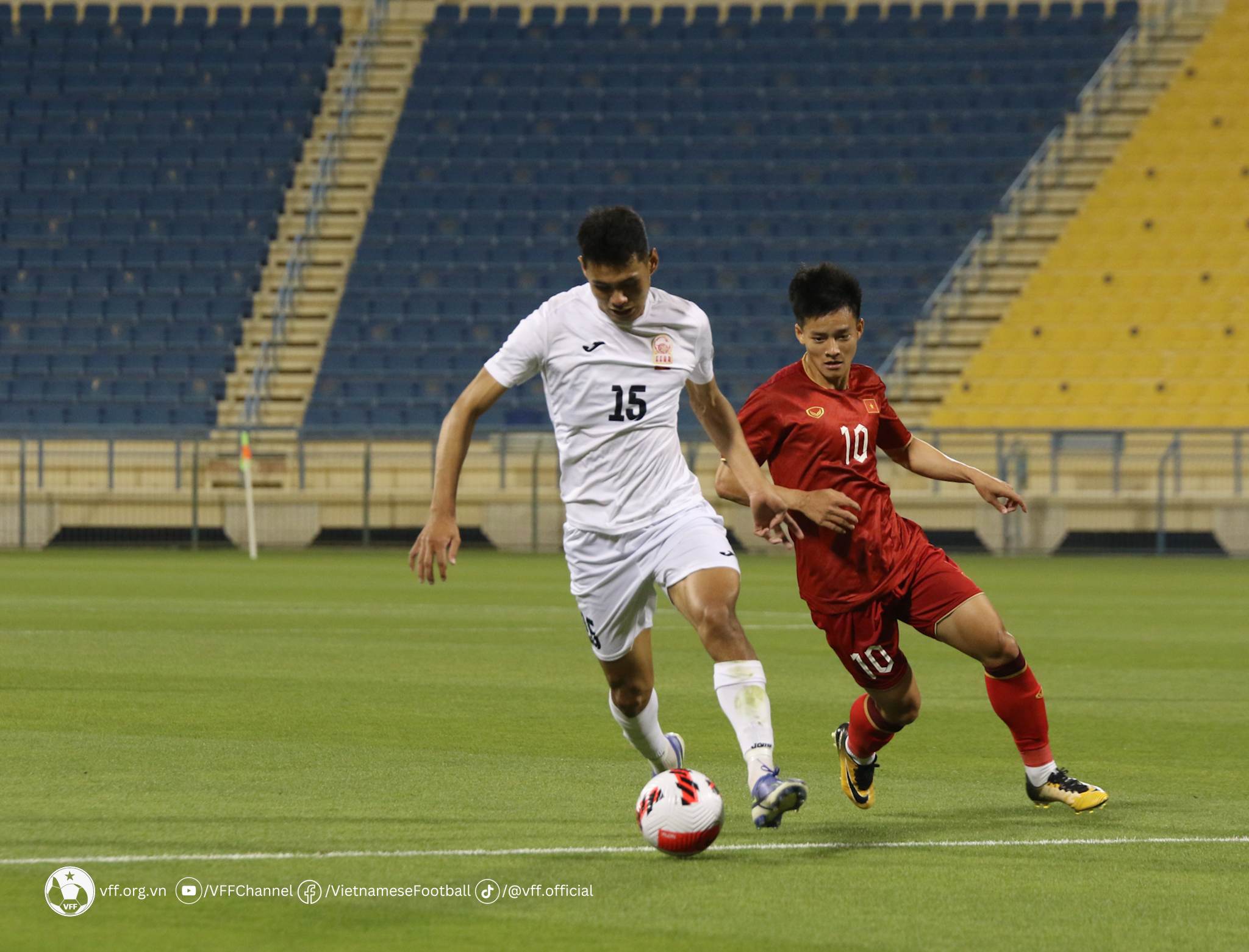 U23 Việt Nam không ghi bàn nào ở Doha Cup - Ảnh: VFF