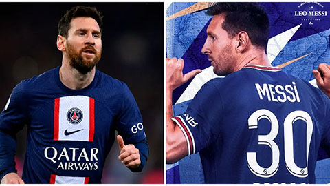 Messi biến mất khỏi cửa hàng PSG