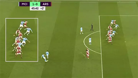 Arsenal thua oan 1 bàn trước Man City?