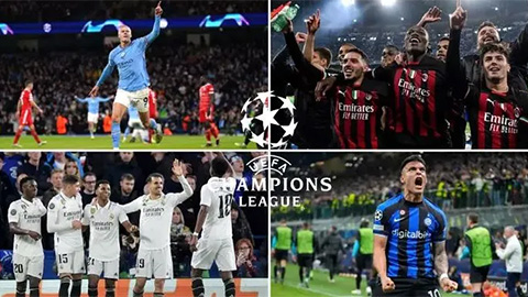 Lịch thi đấu bán kết Champions League/cúp C1 2022/23 diễn ra khi nào?