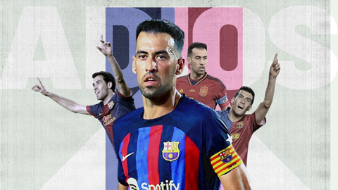 CHÍNH THỨC: Sergio Busquets rời Barca vào cuối mùa 2022/23