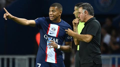 Galtier thừa nhận có tranh cãi giữa BLĐ PSG  và Mbappe