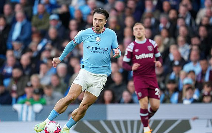 Jack Grealish có trận đấu hay trước West Ham