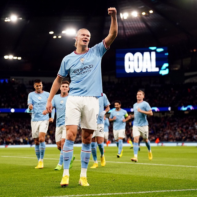 Haaland đang là cánh chim đầu đàn của Man City