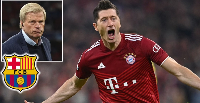 Kahn để Lewandowski sang Barca mà không mang về một sự thay thế xứng đáng