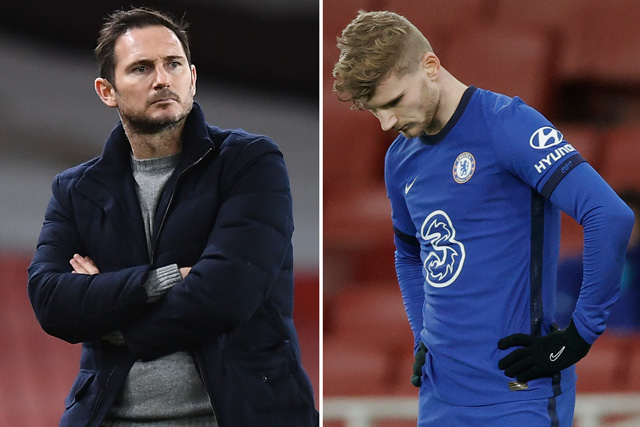 Lampard đã không thể phát huy hết tiềm năng của nhiều ngôi sao như Timo Werner