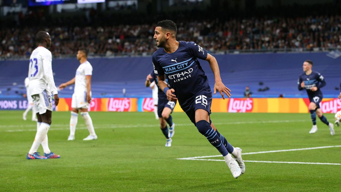 Mahrez từng tỏa sáng trong cả 2 trận với Real mùa trước