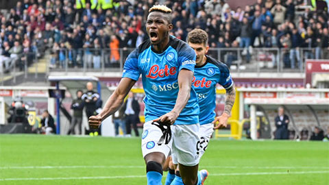 Ghi bàn giúp Napoli vô địch Serie A, Osimhen đi vào lịch sử