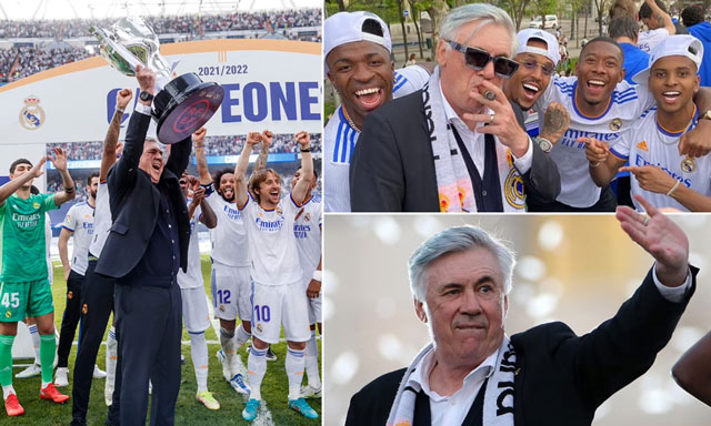 Carlo Ancelotti luôn mang lại vận son cho Real sau khi đoạt Cúp Nhà Vua