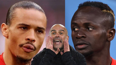 Pep Guardiola nêu quan điểm lạ về vụ Mane đấm Sane chảy máu mồm