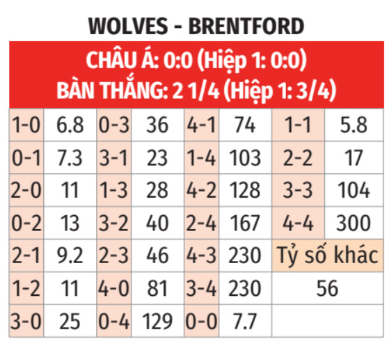 Wolves vs Brentford