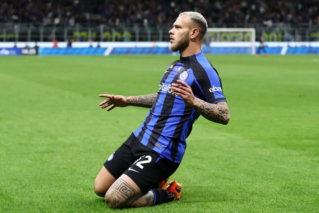 Ở trận chung kết Champions League 2022/23, Federico Dimarco được cho là người hay nhất bên phía Inter