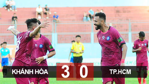 Kết quả Khánh Hoà 3–0 TP.HCM: Chiến hạm đỏ bị đắm nơi phố Biển