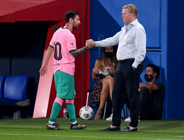 Koeman cho rằng việc Barca để Messi ra đi là sai lầm lớn