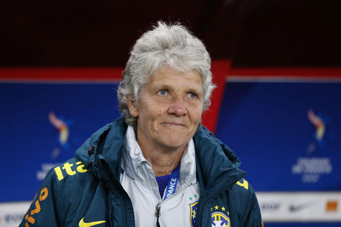 HLV trưởng Pia Sundhage của ĐT nữ Brazil