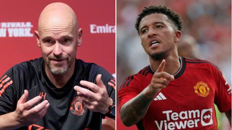 Ten Hag tin Sancho sẽ 'lột xác' ở mùa giải 2023/24