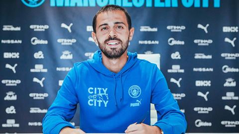 Bernardo Silva gia hạn hợp đồng với Man City