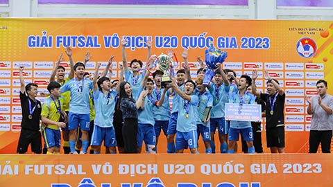 Cao Bằng vô địch giải futsal U23 Quốc gia 2023