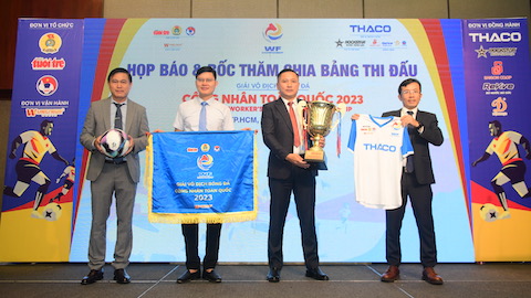 64 đội góp mặt tại giải vô địch bóng đá công nhân toàn quốc 2023