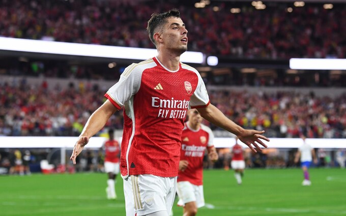 Tân binh Kai Havertz đang gây ấn tượng mạnh trong tour du đấu trước mùa của Arsenal.