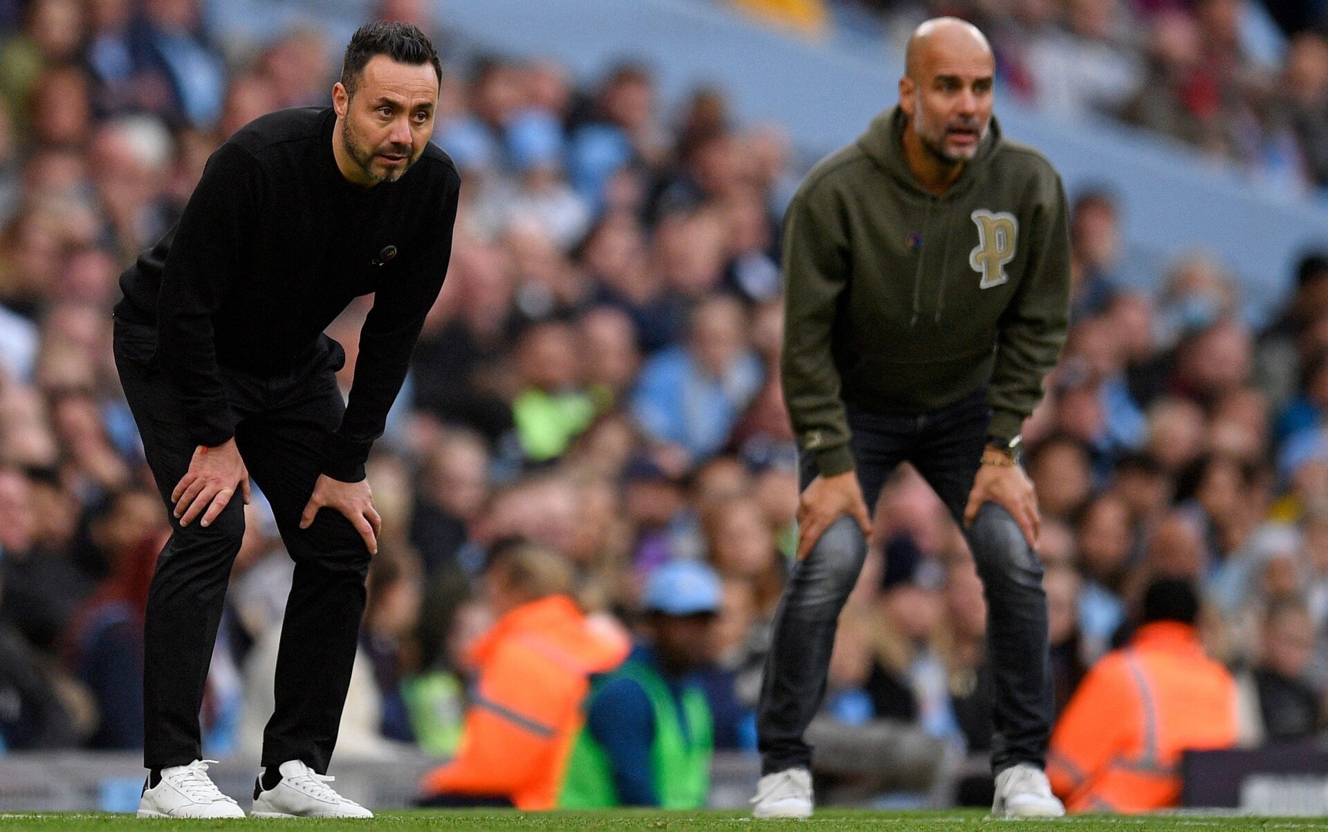 Pep Guardiola đã học lỏm người đồng nghiệp Roberto De Zerbi chiêu đợi bò tót lao vào mới tấn công