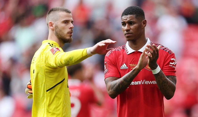 2 ngôi sao của MU là De Gea và Rashford không được góp mặt trong đội hình tiêu biểu của PFA