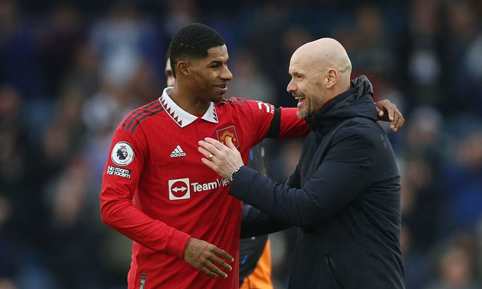 Ten Hag có tác động lớn đến Rashford