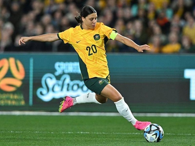 Sam Kerr là tay săn bàn số một trong lịch sử ĐT nữ Australia với 63 bàn thắng sau 122 trận