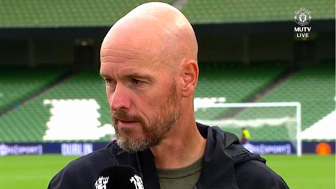 HLV Erik ten Hag ca ngợi tinh thần thi đấu của MU sau trận hoà Bilbao